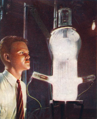 高出力グリッドグローチューブ、1938 作： Unbekannt