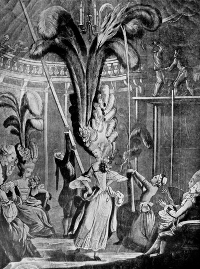 女性の頭の世話をするためのヒント、1776 作： Unbekannt