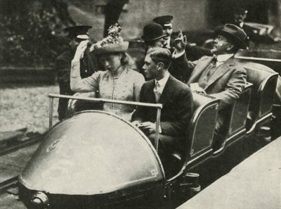 アルパイン鉄道の陛下とメアリー王女、アールズコート展、1913年、1937年。 作： Unbekannt