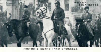 ブリュッセルへの歴史的参入、1918 1937 作： Unbekannt