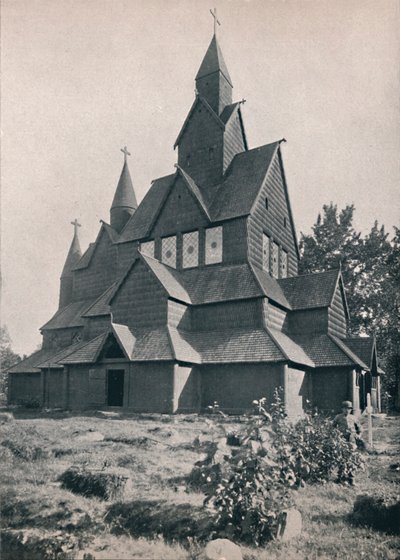 ヒッターダルティンバーチャーチ、1914年。 作： Unbekannt
