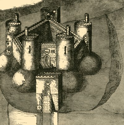 ホルト城、1610年、1898年。 作： Unbekannt