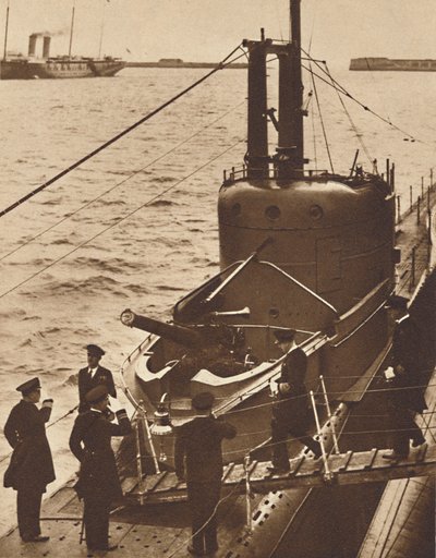ホーム艦隊訪問-キングエドワードはイッカク潜水艦に搭乗、1936年1937年 作： Unbekannt