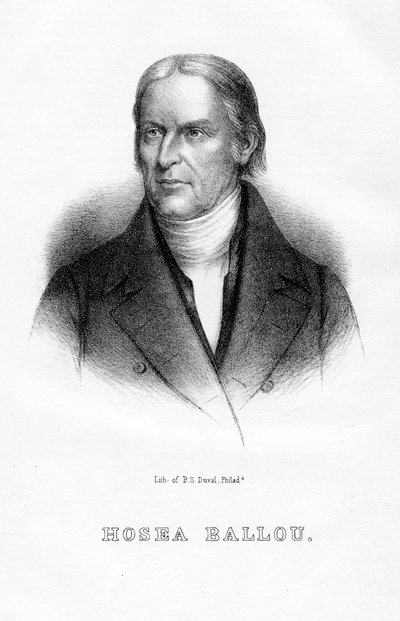 ホセアバルー、アメリカの普遍主義の聖職者であり神学の作家、1854年 作： Unbekannt