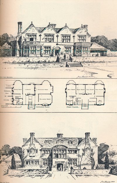 ホートンドン、c1897の近くのホートングランジ 作： Unbekannt