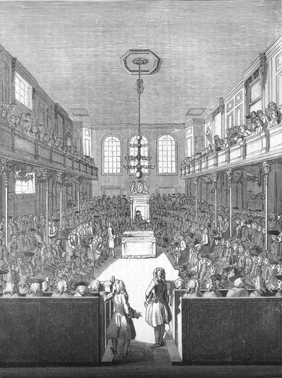 1845年のジョージ2世の下院 作： Unbekannt