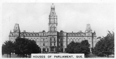 国会議事堂、ケベック、c1920年代 作： Unbekannt