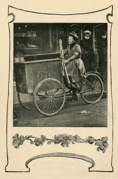 パンがパリに届けられる方法、1901年。 作： Unbekannt