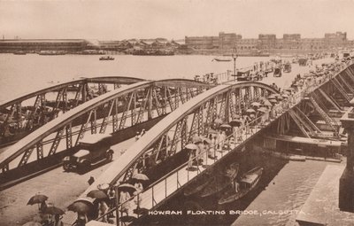 ハウラフローティングブリッジ、カルカッタ、c1905 作： Unbekannt