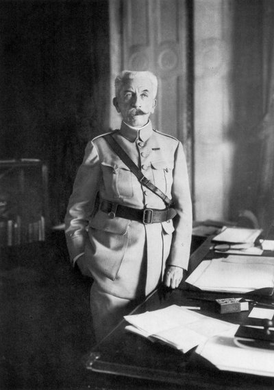 Hubert Lyautey、フランスの第一次世界大戦の将軍および大臣、1926 作： Unbekannt