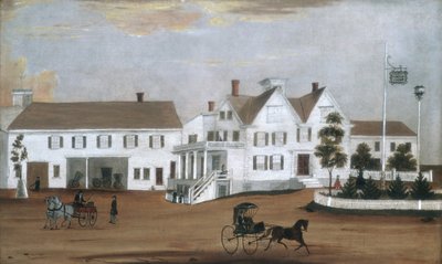ハドソンハウス、1882年。 作： Unbekannt
