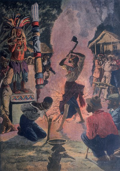 人間の犠牲、ラファイエット、ルイジアナ、米国、1912 作： Unbekannt