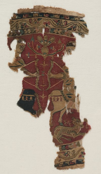 馬に乗るハンター、700年代後半〜800年代。 作： Unbekannt