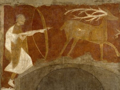 狩猟の場面 12世紀前半 1129-34年頃 作： Unbekannt