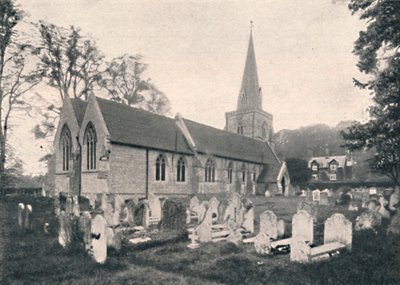 Hursley Church and Rectory、1904 作： Unbekannt