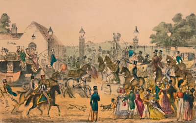 ハイドパークコーナー、1825年、c1870 作： Unbekannt