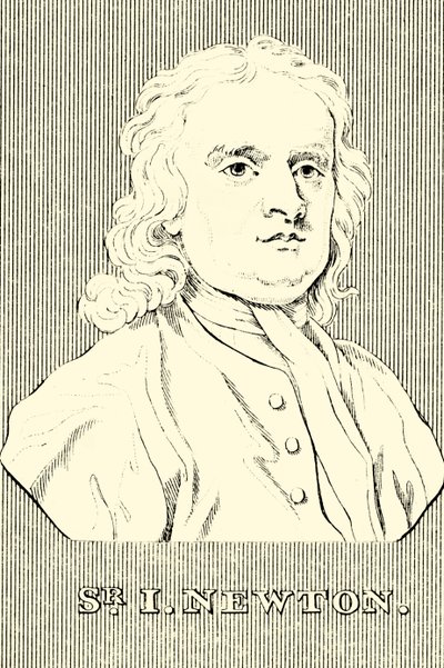 I.ニュートン、1642-1727、1830年。 作： Unbekannt
