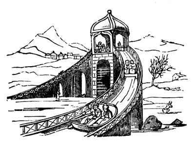 アイスマウンテン、人工スレッジラン、ロシア、1836 作： Unbekannt