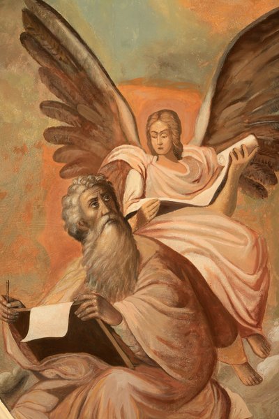 アトス山のアギウ・パヴルー修道院のイコン Saint Matthew Grece 作： Unbekannt
