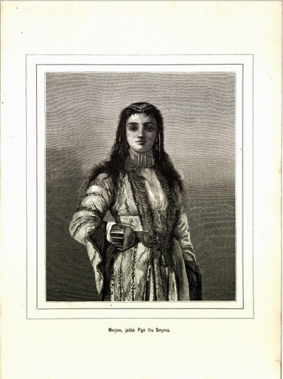 イラストは、Jerichau-Baumann, Elisabeth著、Forlagsbureauet発行のBrogede rejsebilleder（1881年、コペンハーゲン）より引用。 作： Unbekannt