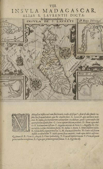 著者不明、Excudebat Matthaeus BeckerusFrancofurti, 1598-1628 (de, 1601)発行の『India Orientalis』からの抜粋。 作： Unbekannt