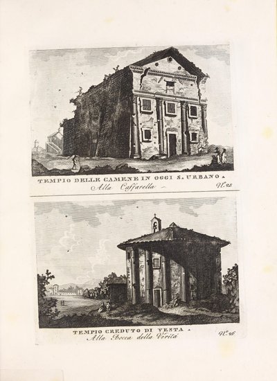 Vedute antiche e modne le piú interessanti della città di Roma av ukjent forfatter og utgitt at Presso Venanzio Monaldini, Stefano Piale in Piazza di Spagna (en, [ca 1820]) の挿絵。 作： Unbekannt
