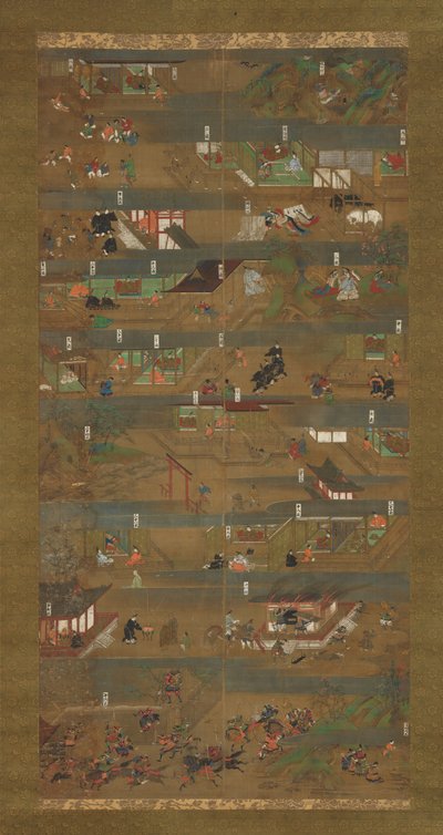 聖徳太子絵伝 聖徳太子絵伝、14世紀。 作： Unbekannt