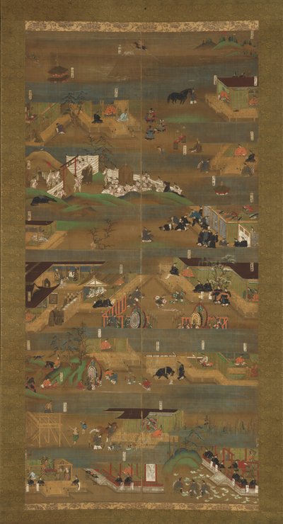 Illustrated Biography of Prince Shotoku Shotoku Taishi e-den, 14th century.  作： Unbekannt