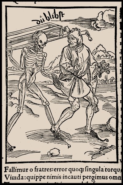 セバスチャン・ブラント著 『船の愚者』 1497年の挿絵。 作： Unbekannt
