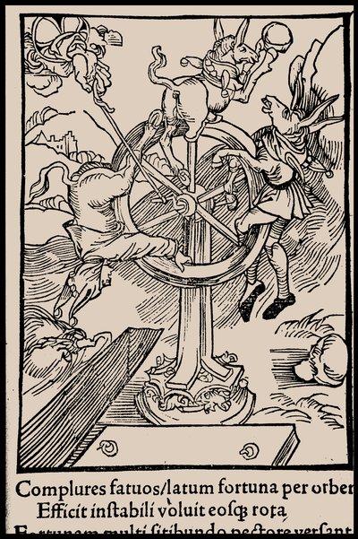 セバスチャン・ブラント著 『船の愚者』 1497年の挿絵。 作： Unbekannt
