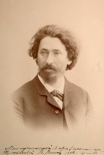 イリヤ・レーピン、ロシアの芸術家、1884 作： Unbekannt