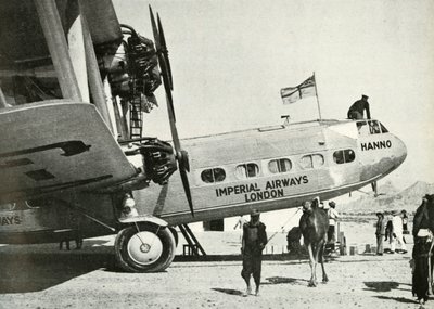 インペリアルエアウェイズハンドラーページHP 42バイプレーンハンノ、グワダル、バルチスタン、c1931-c1940 1946。 作： Unbekannt