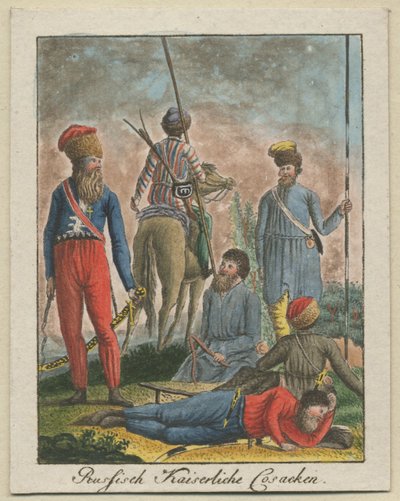 帝国ロシアのコサック、1799 作： Unbekannt