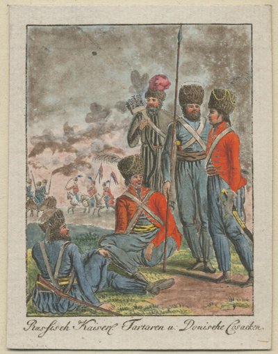 帝国ロシアのコサック、1799 作： Unbekannt