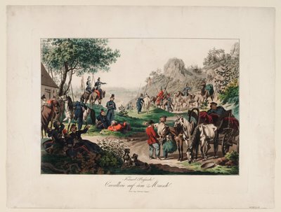 1813年3月のロシア帝国騎兵隊 作： Unbekannt