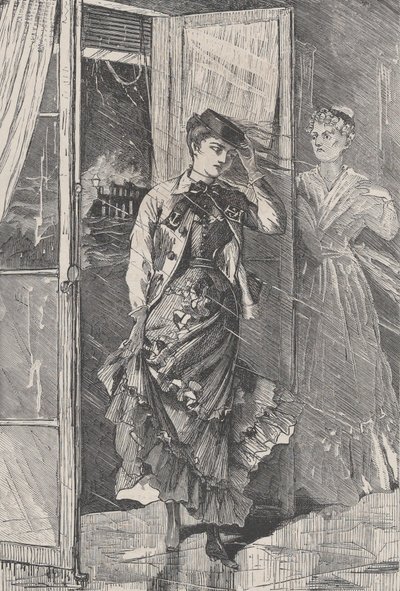 In Came a Storm of Wind, Rain and Spray - and Portia The Galaxy, An Illustrated ..., December 1869. 作： Unbekannt