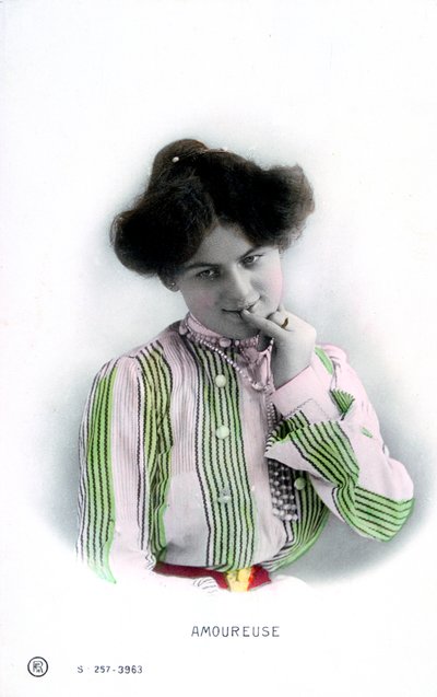 In Love、French Postcard、c1900 作： Unbekannt