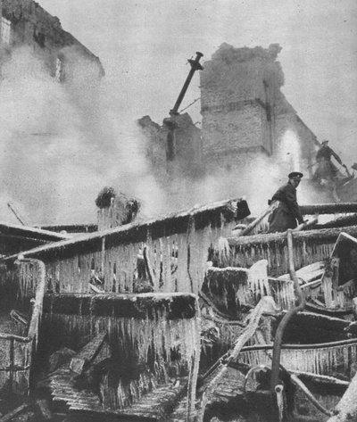 冬の寒さで北極圏の気候が民事防衛の任務に新たな裁判を追加、1941 1942 作： Unbekannt