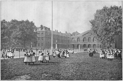 ファウンドリング病院の敷地内、ロンドン、1901年c1901 作： Unbekannt