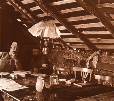 塹壕で、c1914-c1918 作： Unbekannt