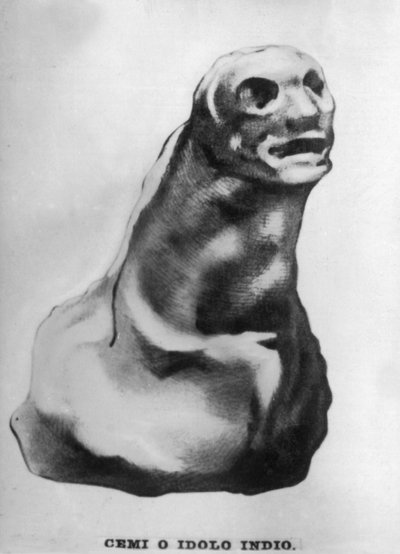 1920年代のインドの神またはセミ 作： Unbekannt