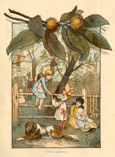インドの夏、1883年。 作： Unbekannt