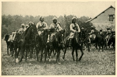第一次世界大戦、1914年、c2020、前線にいるインドの兵士。 作： Unbekannt