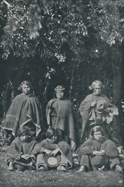 チロエ島のインディアン、1916 作： Unbekannt