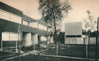 ボルドー近郊のペサックの工業団地。建築家、ルコルビュジエとピエールジャネレ、 作： Unbekannt
