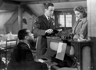 1942年カサブランカのイングリッドバーグマン、ハンフリーボガート、ルイアームストロング 作： Unbekannt