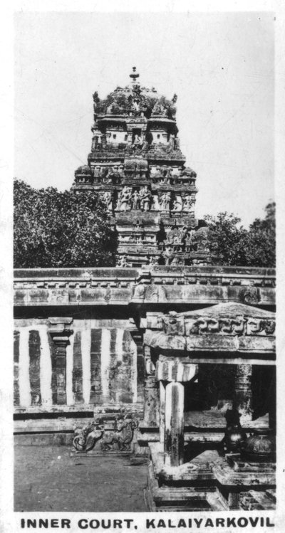 内裁判所、カライヤコビル、インド、c1925 作： Unbekannt
