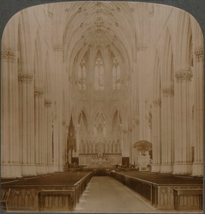 米国内最高級のゴシック建築-セントパトリックス大聖堂、ニューヨーク、c1900 作： Unbekannt