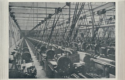 綿工場の内部、1910 作： Unbekannt