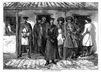 ロシアの守衛所、クリミア戦争、1855年の内部 作： Unbekannt
